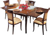MOBILI-2G---Tavolo-quadrato-allungabile-classico-tinta-noce-120X120x78