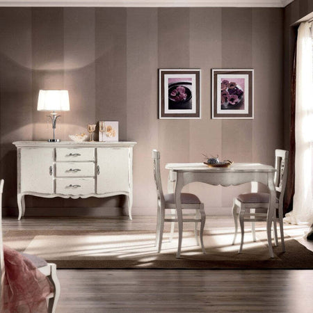 MOBILI-2G---Tavolo-quadrato-fisso-legno-bianco-shabby-100X100x78