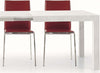 MOBILI-2G---TAVOLO-RETTANGOLARE-ALLUNGABILE-BIANCO-MISURE-L.160-P.90-H.77
