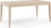 MOBILI-2G---TAVOLO-RETTANGOLARE-ALLUNGABILE-CON-DECORO-FOGLIA-IN-LEGNO-L.160-P.100-H.80
