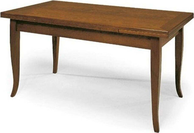 MOBILI-2G---Tavolo-rettangolare-allungabile-legno-classico-Noce-Arte-Povera-100-x-70