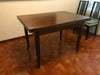 MOBILI-2G---Tavolo-rettangolare-allungabile-legno-classico-Noce-Arte-Povera-130-X-85