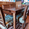 MOBILI-2G---Tavolo-rettangolare-allungabile-legno-classico-Noce-Arte-Povera-140-X-80