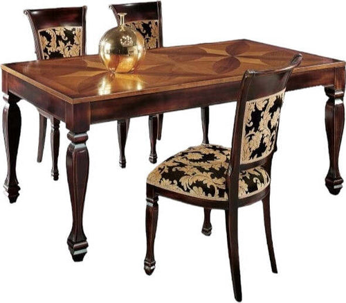 MOBILI-2G---Tavolo-rettangolare-allungabile-Legno-Intarsio-bicolore-shabby-170x90x77
