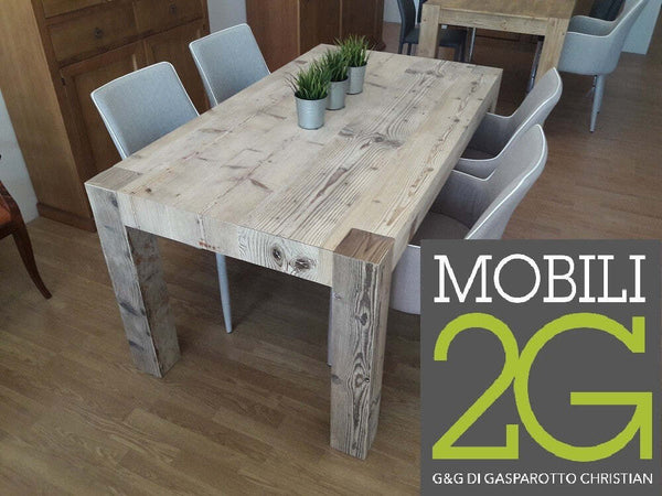 MOBILI-2G---TAVOLO-RETTANGOLARE-ALLUNGABILE-LEGNO-INVECCHIATO-140X90