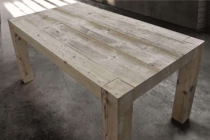 MOBILI-2G---TAVOLO-RETTANGOLARE-ALLUNGABILE-LEGNO-INVECCHIATO-140X90