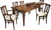 MOBILI-2G---TAVOLO-RETTANGOLARE-ALLUNGABILE-LEGNO-TINTA-NOCE-180/360X90