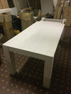 MOBILI-2G---TAVOLO-RETTANGOLARE-ALLUNGABILE-ROVERE-LACCATO-BIANCO-L.160-P.90-H.78