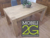 MOBILI-2G---TAVOLO-RETTANGOLARE-ALLUNGABILE-TINTA-ROVERE-NATURALE-IN-ABETE-SPAZZOLATO-160X90