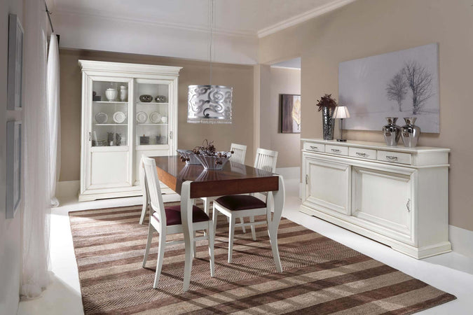 MOBILI-2G---Tavolo-Rettangolare-In-Legno-Bicolore-140x85x81-Cm-Fisso