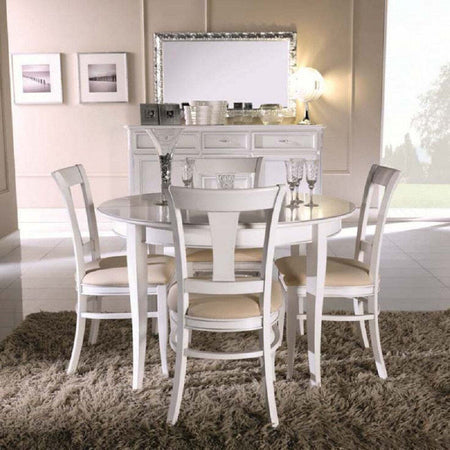 MOBILI-2G---TAVOLO-ROTONDO-ALLUNGABILE-IN-LEGNO-BIANCO-L.120-P.120-H.80