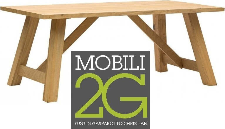 MOBILI-2G---TAVOLO-ROVERE-IMPIALLACCIATO-160X90-SP.-4-cm-FISSO