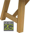 MOBILI-2G---TAVOLO-ROVERE-IMPIALLACCIATO-160X90-SP.-4-cm-FISSO