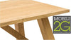 MOBILI-2G---TAVOLO-ROVERE-IMPIALLACCIATO-160X90-SP.-4-cm-FISSO