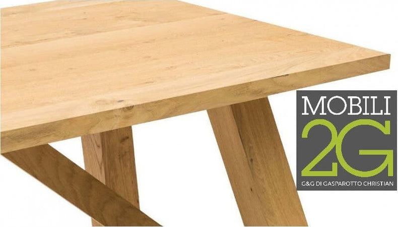 MOBILI-2G---TAVOLO-ROVERE-IMPIALLACCIATO-160X90-SP.-4-cm-FISSO