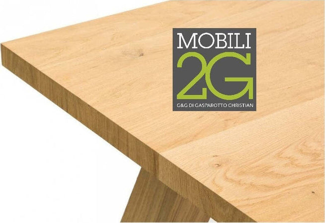 MOBILI-2G---TAVOLO-ROVERE-IMPIALLACCIATO-160X90-SP.-4-cm-FISSO