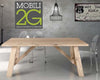 MOBILI-2G---TAVOLO-ROVERE-IMPIALLACCIATO-160X90-SP.-4-cm-FISSO