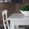MOBILI-2G---TAVOLO-SHABBY-ALLUNGABILE-GAMBA-A-SPILLO-LEGNO-MASSELLO-BIANCO-L.140-P.90-H.80