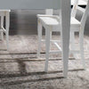 MOBILI-2G---TAVOLO-SHABBY-ALLUNGABILE-GAMBA-A-SPILLO-LEGNO-MASSELLO-BIANCO-L.140-P.90-H.80
