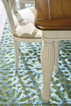 MOBILI-2G---TAVOLO-SHABBY-ALLUNGABILE-GAMBA-TORNITA-IN-LEGNO-BIANCO/NOCE-L.200-P.100-H.80