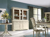 MOBILI-2G---TAVOLO-SHABBY-ALLUNGABILE-GAMBA-TORNITA-IN-LEGNO-BIANCO/NOCE-L.200-P.100-H.80