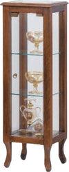 MOBILI-2G---Vetrina-1-anta-vetro-classica-in-Legno-tinta-noce-28X28X90