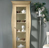 MOBILI-2G---VETRINA-1-PORTA-IN-LEGNO-LACCATO-AVORIO-PATINATO-MISURE-L.71-P.48-H.204