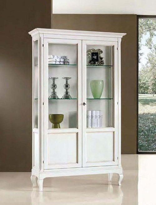 MOBILI-2G---VETRINA-2-ANTE-GREZZA-IN-LEGNO-L.126-P.44-H.207