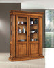 MOBILI-2G---VETRINA-2-ANTE-GREZZA-IN-LEGNO-L.155-P.48-H.210