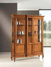 MOBILI-2G---VETRINA-2-ANTE-GREZZA-IN-LEGNO-L.163-P.46-H.208