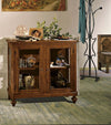 MOBILI-2G---VETRINA-2-PORTE-IN-LEGNO-TINTA-NOCE-L.110-x-P.40-H.100