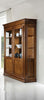 MOBILI-2G---VETRINA-2-PORTE-IN-LEGNO-TINTA-NOCE-L.145-x-P.50-H.215