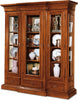 MOBILI-2G---VETRINA-3-PORTE-IN-LEGNO-ARTE-POVERA-TINTA-NOCE-179x49X200