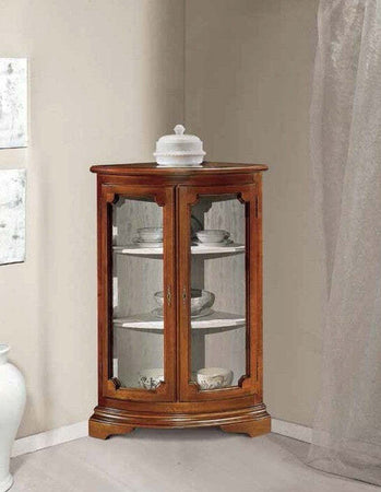 MOBILI-2G---Vetrina-ad-angolo-vetro-curvo-classica-Legno-tinta-noce-54X54X112