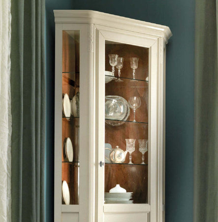 MOBILI-2G---VETRINA-ANGOLO-SHABBY-IN-LEGNO-MASSELLO-1-PORTA-LACCATO-AVORIO-L.76-P.76-H.215