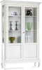 MOBILI-2G---VETRINA-ARTE-POVERA-2-ANTE-IN-LEGNO-BIANCO-L.126-P.44-H.207
