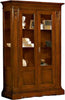 MOBILI-2G---VETRINA-ARTE-POVERA-2-ANTE-IN-LEGNO-TINTA-NOCE-L.146-P.49-H.214