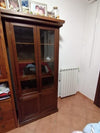 MOBILI-2G---VETRINA-ARTE-POVERA-2-PORTE-IN-LEGNO-TINTA-NOCE-90X41X186