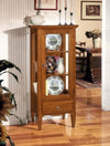 MOBILI-2G---VETRINA-CLASSICA-1-ANTA-1-CASSETTO-IN-LEGNO-GREZZO-L.57-P.40-H.134