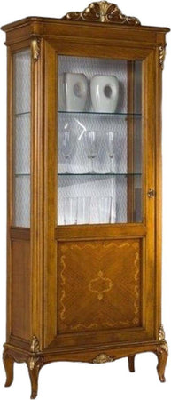 MOBILI-2G---VETRINA-CLASSICA-1-PORTA-IN-LEGNO-GREZZO-L.76-P.44-H.190