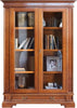 MOBILI-2G---Vetrina-classica-2-porte-1-cassetto-legno-bassano-segreto-142X49x210