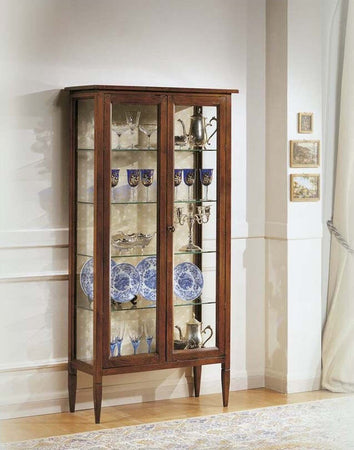MOBILI-2G---VETRINA-CLASSICA-2-PORTE-IN-LEGNO-FINITURA-BASSANO-86X36X170