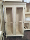 MOBILI-2G---VETRINA-CLASSICA-2-PORTE-IN-LEGNO-GREZZO-L.111-P.42-H.192