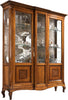 MOBILI-2G---Vetrina-classica-2-porte-legno-intarsio-bassano-163X45X207