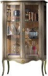 MOBILI-2G---Vetrina-classica-2-porte-legno-shabby-100X40X150