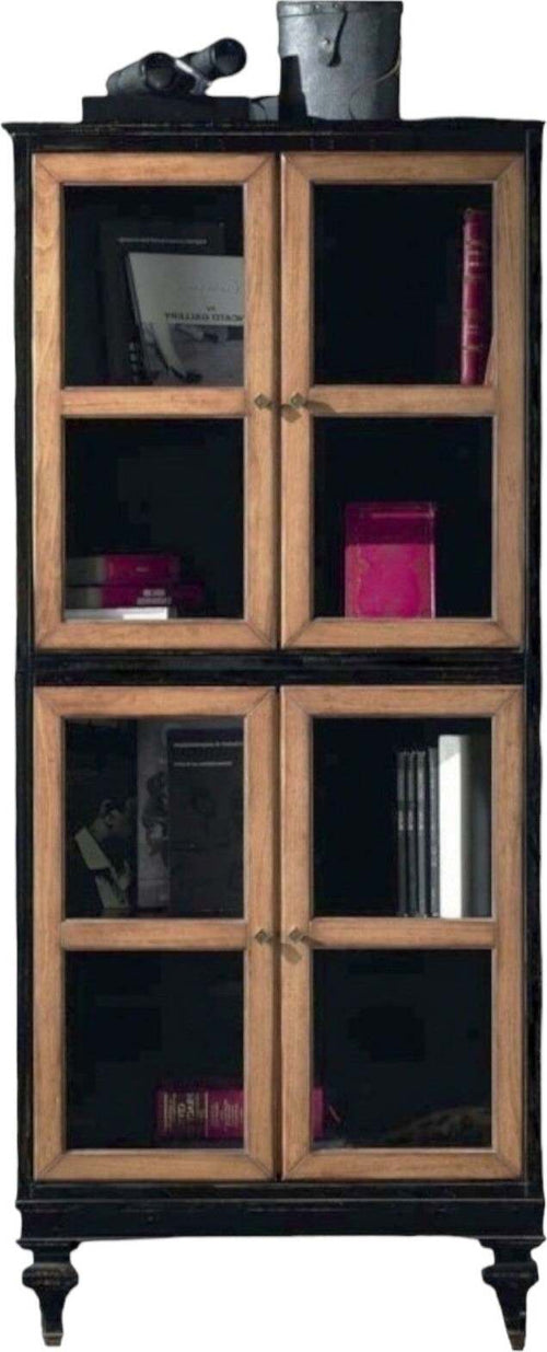 MOBILI-2G---VETRINA-CLASSICA-4-PORTE-IN-LEGNO-SHABBY-80X39X182