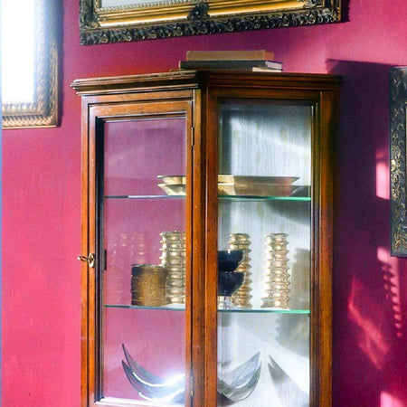 MOBILI-2G---VETRINA-CLASSICA-IN-LEGNO-1-PORTA-1-CASSETTO-FINITURA-BASSANO-L.55-P.40-H.140