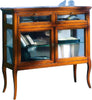 MOBILI-2G---VETRINA-CLASSICA-IN-LEGNO-2-PORTE-2-RIBALTE-FINITURA-BASSANO-L.100-P.38-H.95