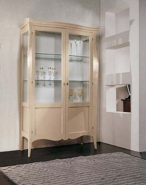 MOBILI-2G---VETRINA-CLASSICA-IN-LEGNO-2-PORTE-AVORIO-130X50X200