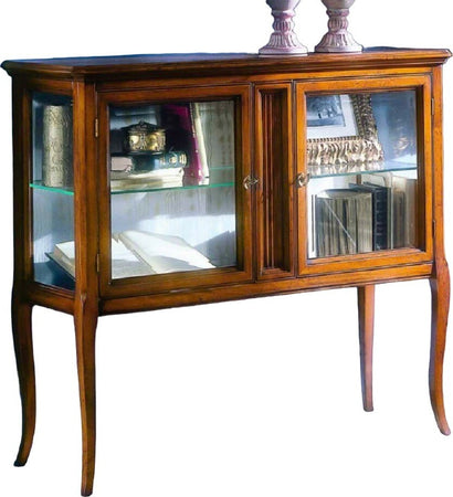 MOBILI-2G---VETRINA-CLASSICA-IN-LEGNO-2-PORTE-FINITURA-BASSANO-L.110-P.40-H.100